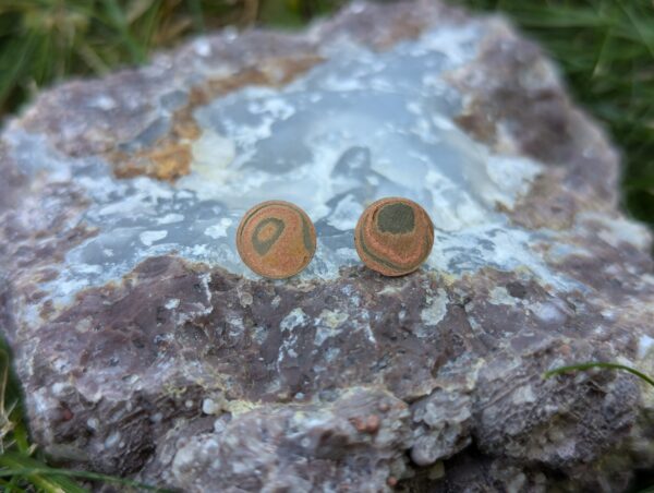 Mokume Gane Ear Studs - Image 11